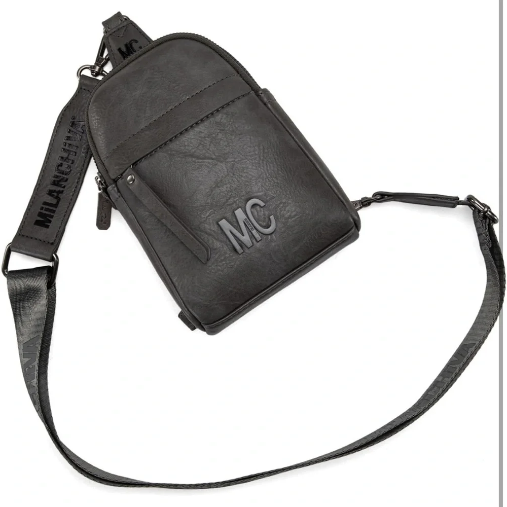 Dark grey sling bag - Picture 7 of 7